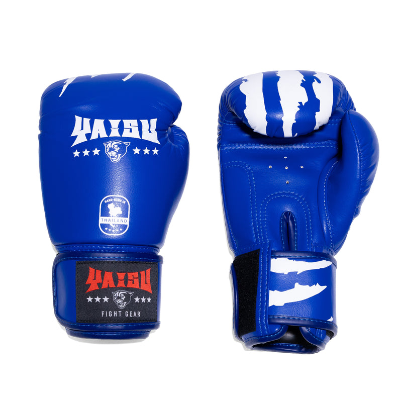 Velcro Gloves - Claws (Blue)
