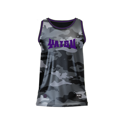 Yaisu Polyester Jersey - Black Camo