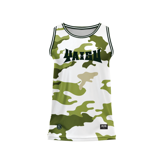 Yaisu Polyester Jersey - Green Camo