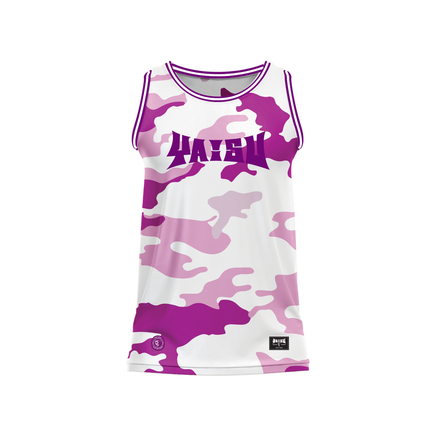Yaisu Polyester Jersey - Pink Camo