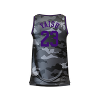 Yaisu Polyester Jersey - Black Camo