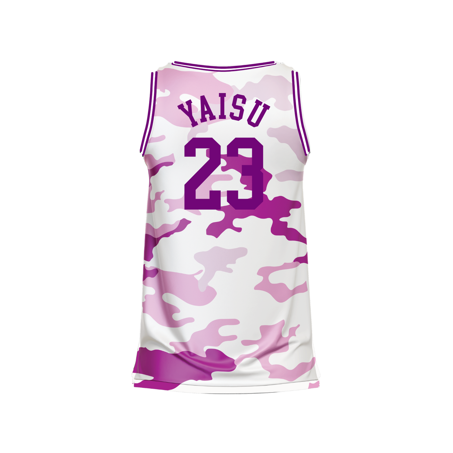 Yaisu Polyester Jersey - Pink Camo