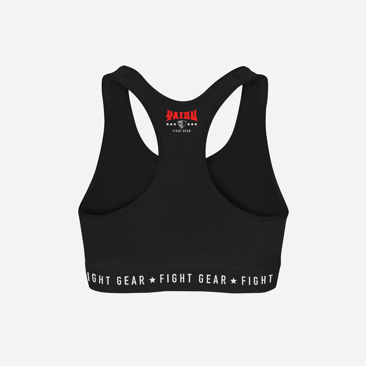 Yaisu Key Compression Sports Bra - Black/Red