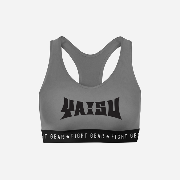 Key Compression Sports Bra - Grey