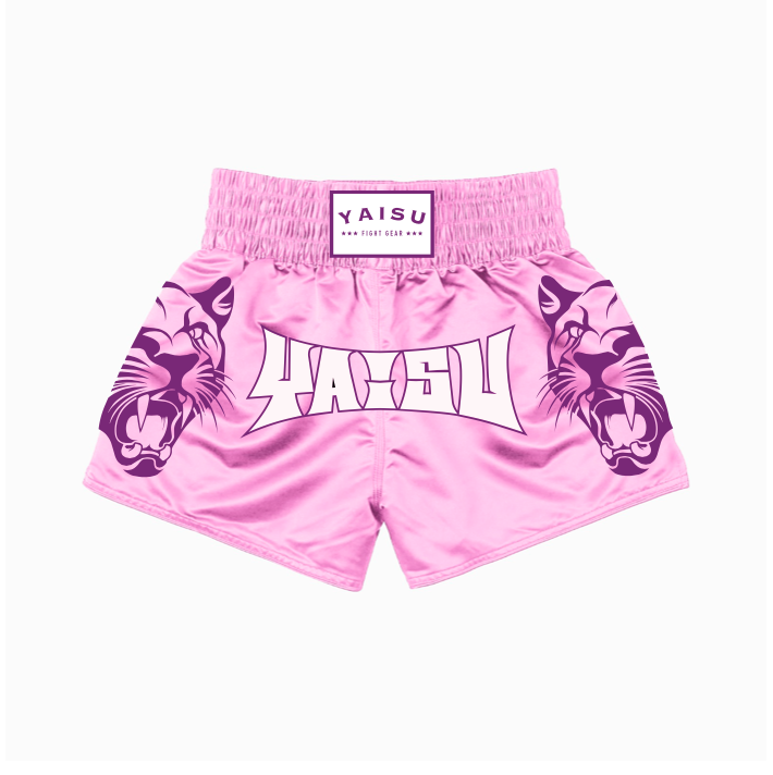 Muay Thai Shorts - Pink Cougard V1