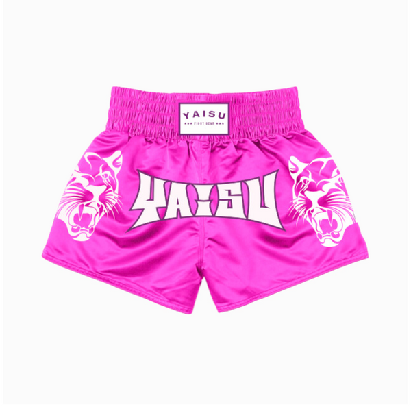 Muay Thai Shorts - Pink Cougard V2