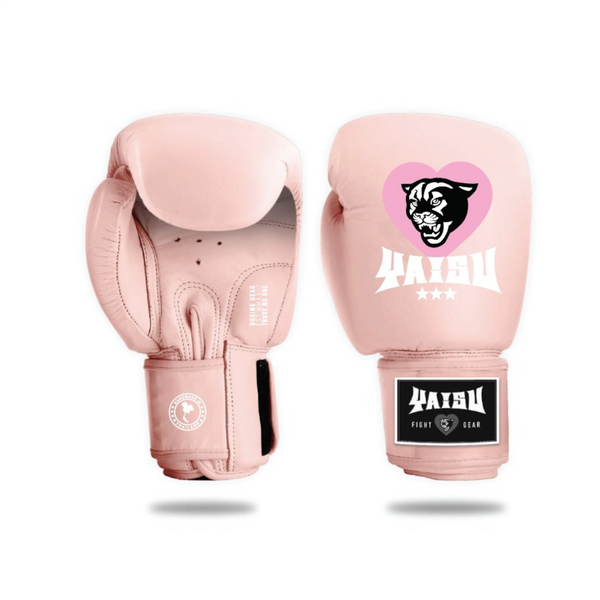 Velcro Gloves - Heart (Pink)