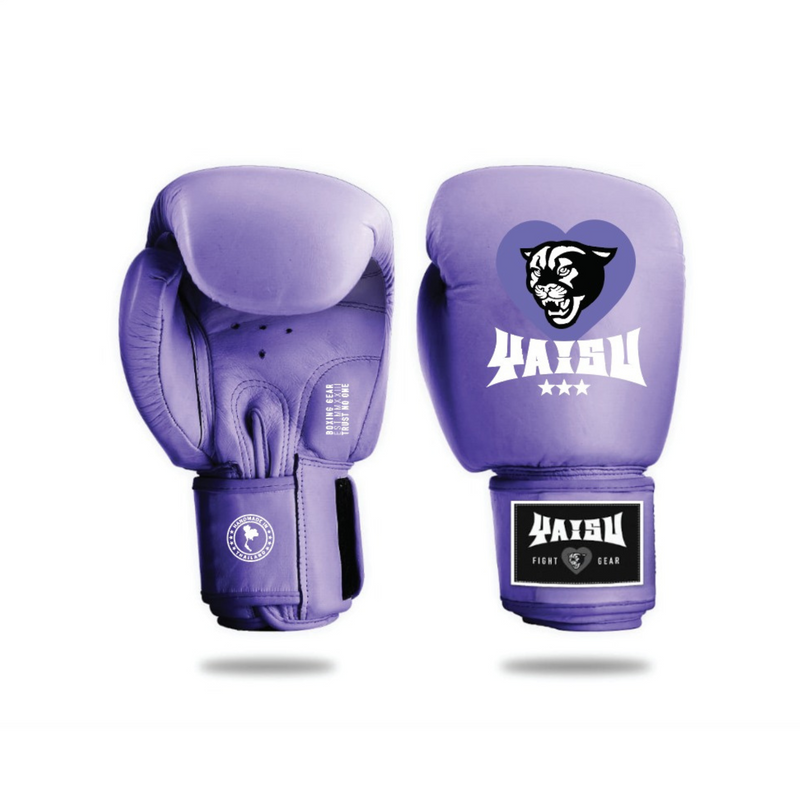 Yaisu Muay Thai Gloves - Heart (Purple)