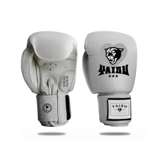 Yaisu Muay Thai Gloves - Heart (Grey)