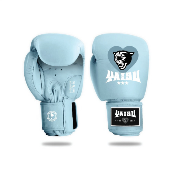 Yaisu Muay Thai Gloves - Heart (Blue)